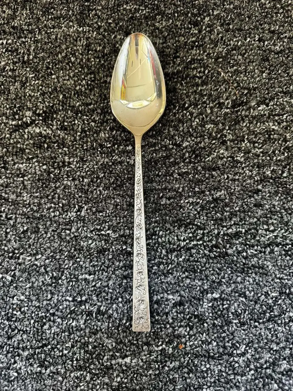 1847 Rogers Bros Silver Lace Silverplate 3pc Serving Spoons incl Pierced Spoon